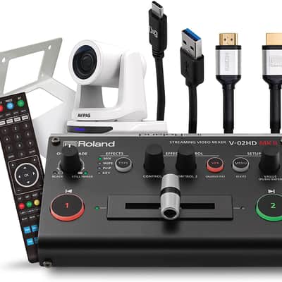Roland PTZ-1G-V02 PTZ Single White Camera w/ Headphones image 2
