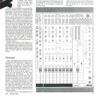 Seck 1882 MKII Studio and Live Console with power supply image 11