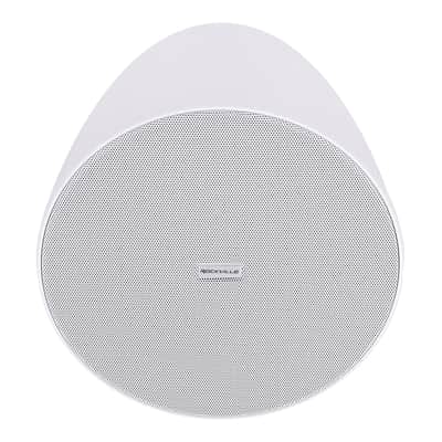Rockville PEN-80T WHITE 8" 70V 40W Hanging Pendant Speaker Commercial/Restaurant image 3