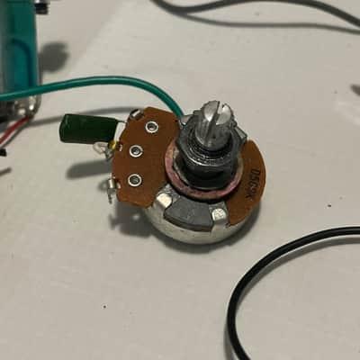 2004 Korean Ibanez RG370DX RG Series Guitar Factory Electronics Wiring, Volume Tone Pot Jack image 5