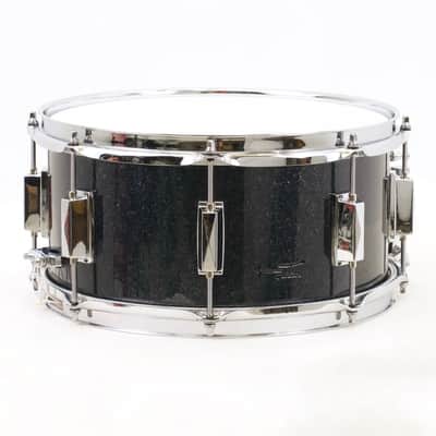 TreeHouse Custom Drums 6½x13 8-ply Maple Snare Drum - Black Sparkle image 1