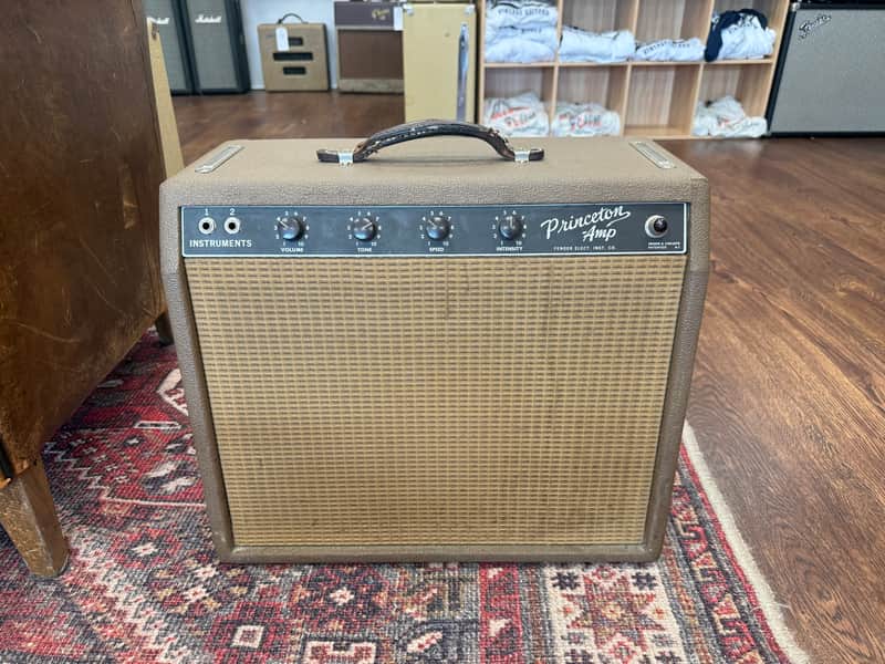 Fender Princeton 6G2 Guitar Combo- 1963 - Brown image 1