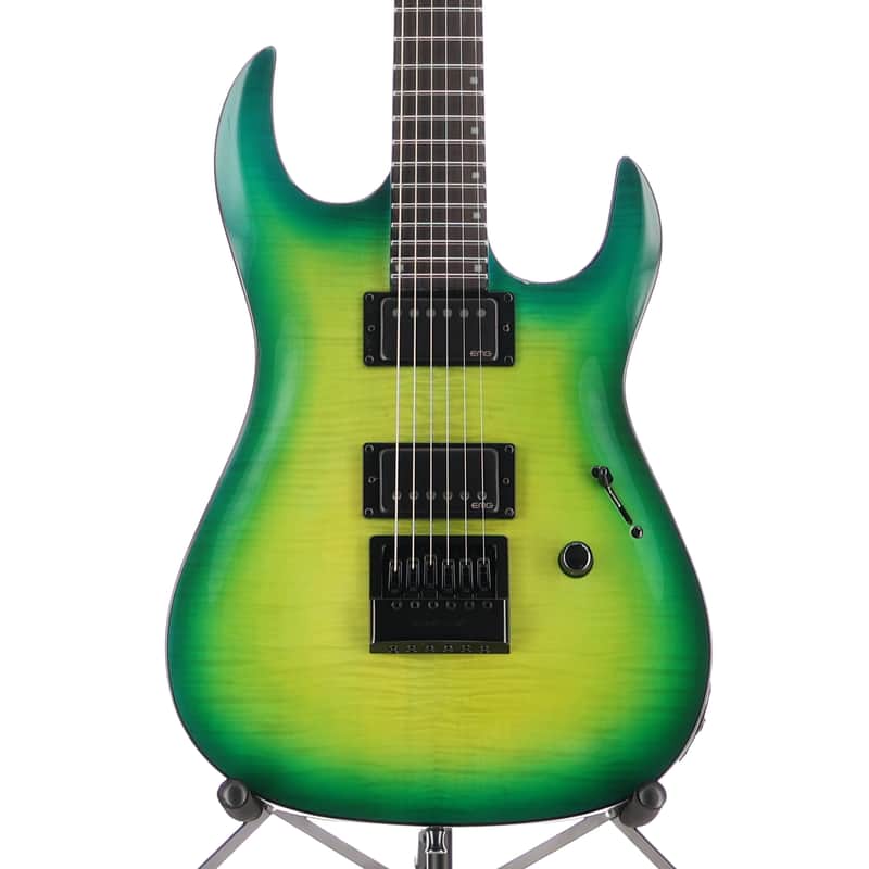 BC Rich Andy James Signature Assassin 6, Trans Green, Professional Setup (SR) (60344) image 1