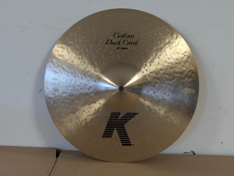 Zildjian 16" K Custom Dark Crash Cymbal 1995 - Present - Traditional image 1