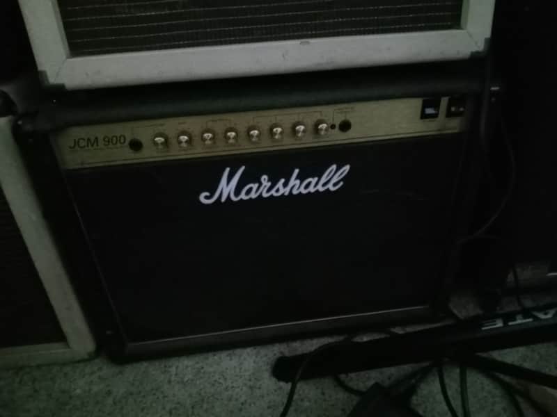 Marshall JCM 900 Model 2502 50-Watt Hi Gain Master Volume MkIII 2x12 Combo 1990s - Black image 1