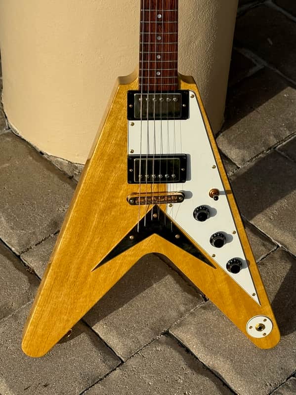 Hamer Vector GVKS "Brazilian Rosewood" Ltd. Run 2007 - Black Korina Flying V Reissue its Mint w/COA ! image 1