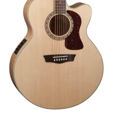 Washburn J40SCE Heritage 40 Series Jumbo Acoustic Electric Guitar (HJ40SCE-O-U) image 3