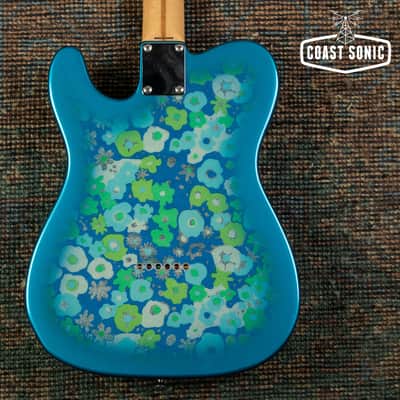 2015 Fender Classic '69 reissue Blue Flower Telecaster Made in Japan image 3