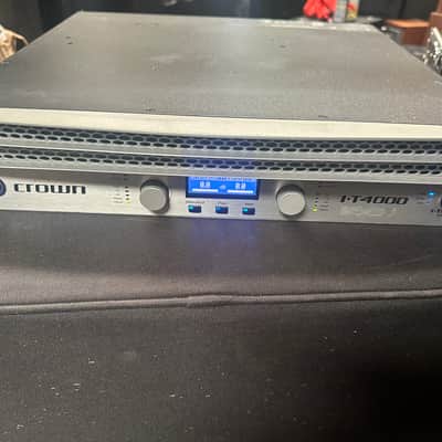 Crown I-Tech Series I-T4000 2-Channel Power Amplifier 2000s - Silver image 5
