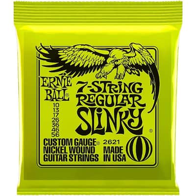 Ernie Ball Reg Slinky 7-String Electric Guitar Strings image 1