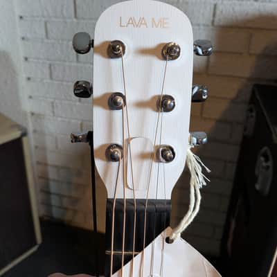 Lava Music ME Play AcousticElectric Guitar With Gig Bag & Charging Dock - Frost White (Demo) image 3
