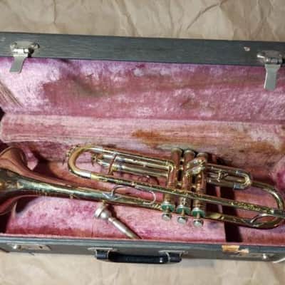 King Cleveland Superior Bb Trumpet Brass with Case, USA image 17