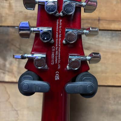 PRS SE DGT Standard Moons Vintage Cherry w/bag image 8
