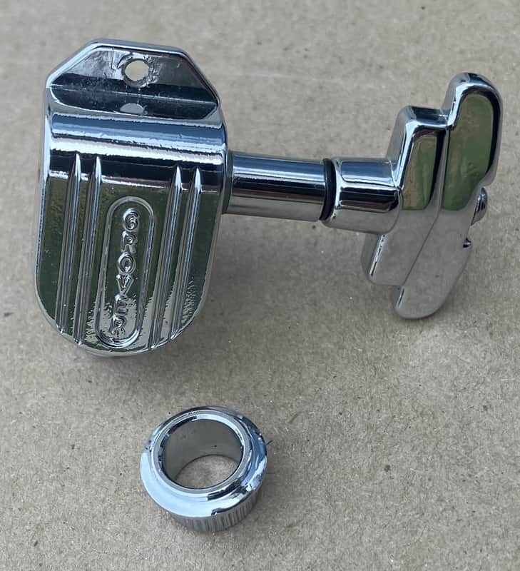 Grover- Imperial tuner, bass side, chrome image 1