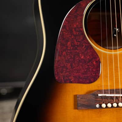 Epiphone J-45 Standard Acoustic/Electric Guitar - Vintage Sunburst with Gig Bag image 10