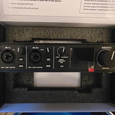 MOTU M4 USB-C Audio Interface 2019 - Present Black image 4