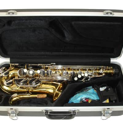 Jupiter JAS710GNA Student Alto Saxophone, Lacquer w/ Case image 1