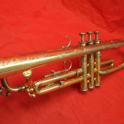Leblanc 707 Sonic Bb trumpet 1961 - Gold plated image 9