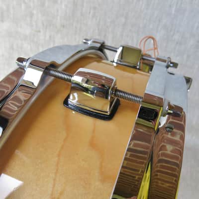 Pearl J R ROBINSON  14 X 4 SNARE DRUM, VERY RARE - NATURAL MAPLE   FINNISH,  STUNNING, MINT. image 14