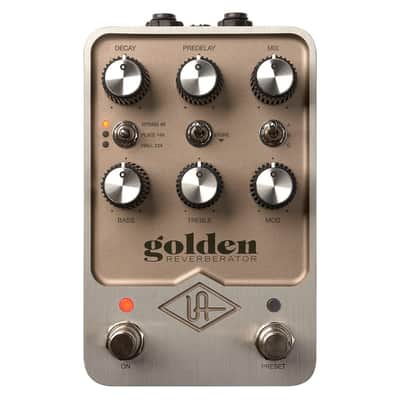 [3-Day DHL Intl Shipping] Universal Audio Golden Reverberator Pedal Reverb image 1