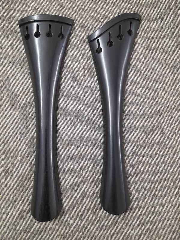 Cello Tailpiece in Ebonywood -harp & french model image 1