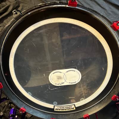 Rikki Rockett's, Rockett Drum Works, Devil City Angels, Carbon Fiber Shell, 22", 12", 14", 16", Matching 6x14" Snare. 2015 SIGNED!! image 21