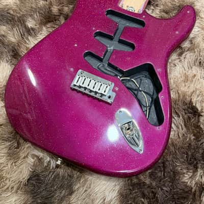 1990s Fender Custom Shop Stratocaster Loaded Body - Purple Sparkle image 1