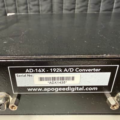 Apogee AD-16X 16-Channel 192kHz Reference A/D Converter 2000s - Silver image 4