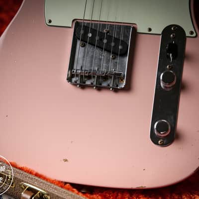2021 Fender Custom Shop 59' Telecaster Relic Shell Pink image 8