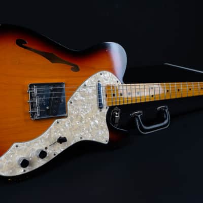 Fender Greg Fessler Masterbuilt 1969 Telecaster Thinline 2010 - Sunburst image 20