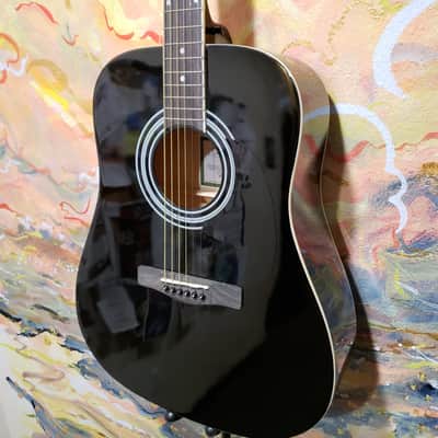 Zager Easy Play 5001PK BK Dreadnought Acoustic Guitar (Used) image 4