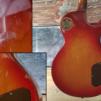 Gibson Les Paul Deluxe 1973, Cherryburst - LEFTY image 5