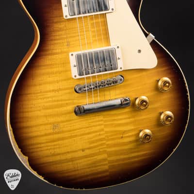 2021 - Gibson Custom Shop Made 2 Measure Murphy Lab '59 Les Paul Standard Murphy Painted Ultra Heavy Aged Kindred Burst image 6