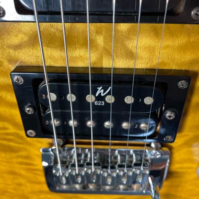 Vintage Washburn X Series Model X-22Q/VS Early 2000s - Tobacco Sunburst Quilted Maple Grover Tuners image 8