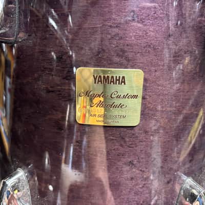 Yamaha Maple custom absolute plum 12 inch Tom Drum image 2