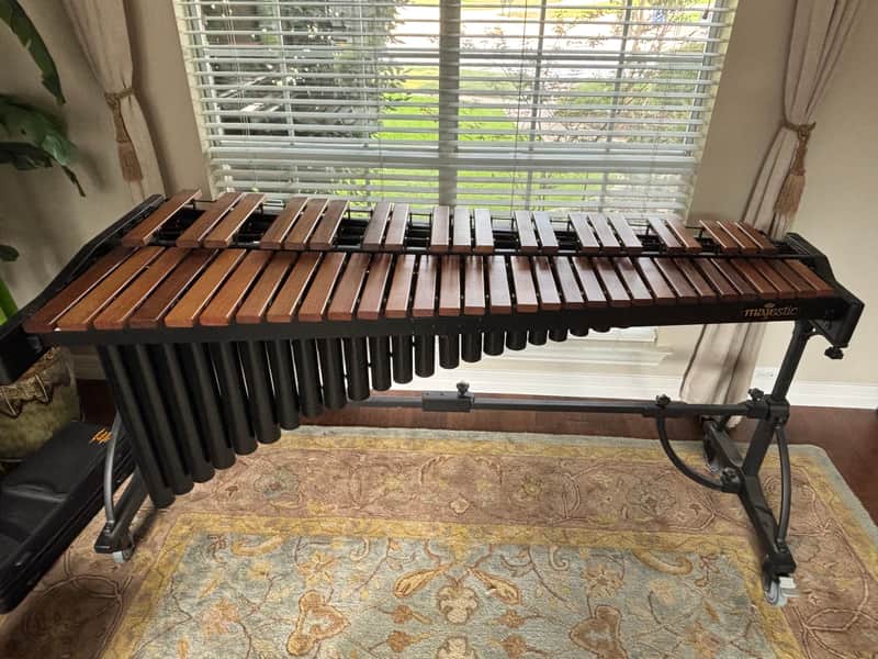 Majestic 4.3-Octave Deluxe Series Marimba with Padauk Bars image 1