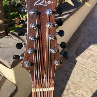 Del Rio Bajo Quinto Double Cutaway 2019 Red Sunburst Bild 2
