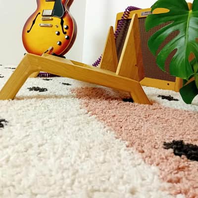 Lakefront Natural Amp Stand: Handmade Solid Wood Guitar Amplifier Stand 2025 - Clear hardwax oil image 2