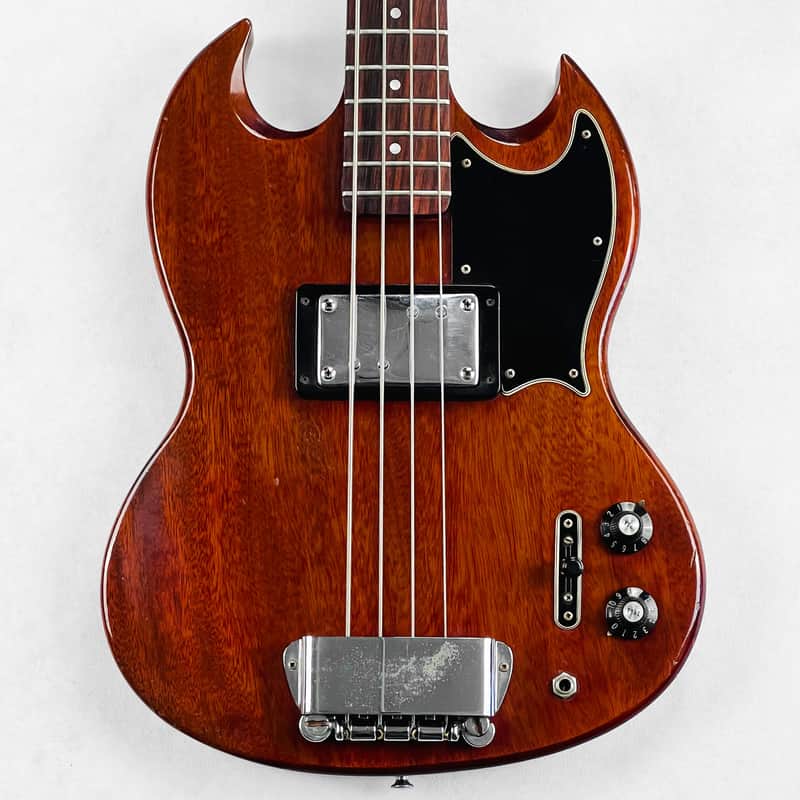 Gibson EB-4L Long Scale 4-String Bass Guitar 1973 - Cherry image 1