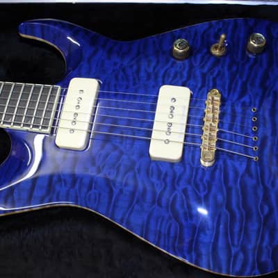 Jackson Soloist Archtop SLAT90 2002 Blue Custom Shop image 5
