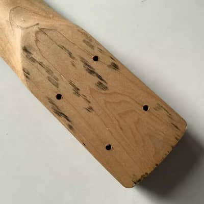 Maple Wood 4 String Jazz Bass Style Neck, Rosewood 20 Frets Fingerboard image 3
