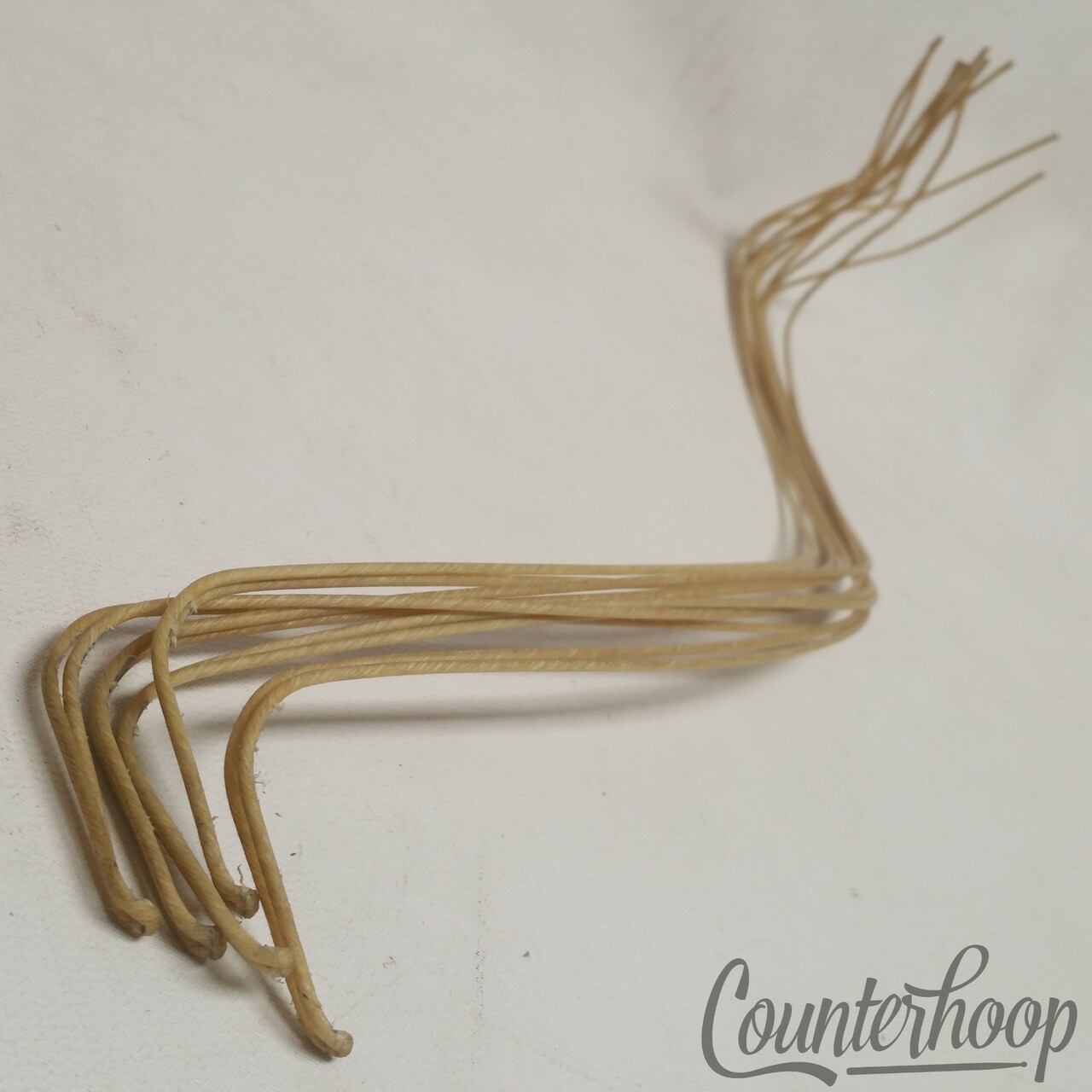 Leedy 16"Cat"Gut(Sheep)Natural Snare Drum Strands/10x Wires Catgut Vintage 30s — main photograph