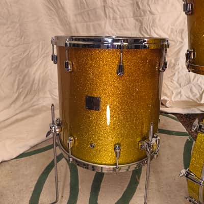 Yamaha Maple Custom Absoulte Nouveau 2006 - Gold Sparkle Fade image 6