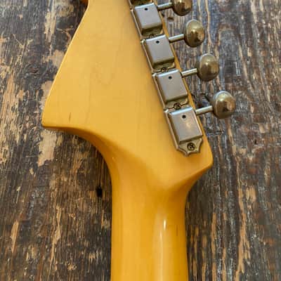 Fender Japan Early 1993 FujiGen-Buiilt Jaguar 1966 Reissue MIJ N-Serial 1993-94 Olympic White image 15