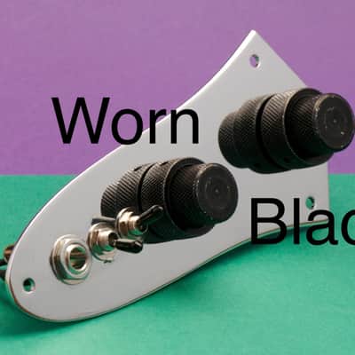 Desecration. Independent pickup Vol/Tone, pickup selector switch, series/ parallel switch image 2