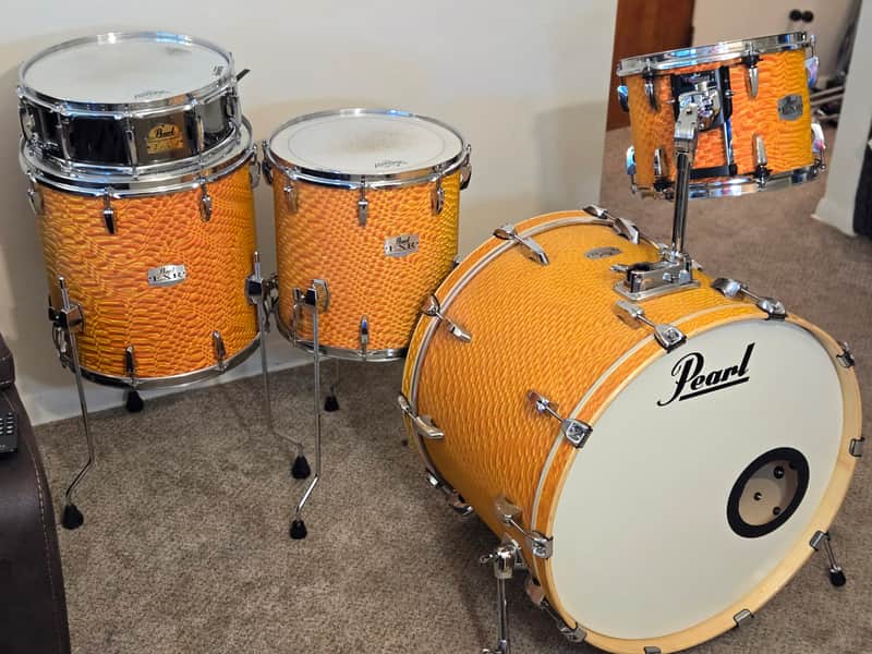 Pearl Export EXR Chad Smith Edition 2006 Orange Swirl With