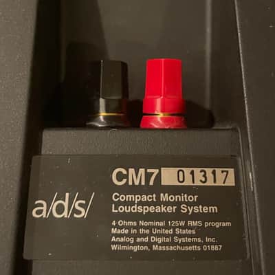 A/D/S CM7 Three-Way Speaker (Single) *READ CAREFULLY* 1980’s Black image 9