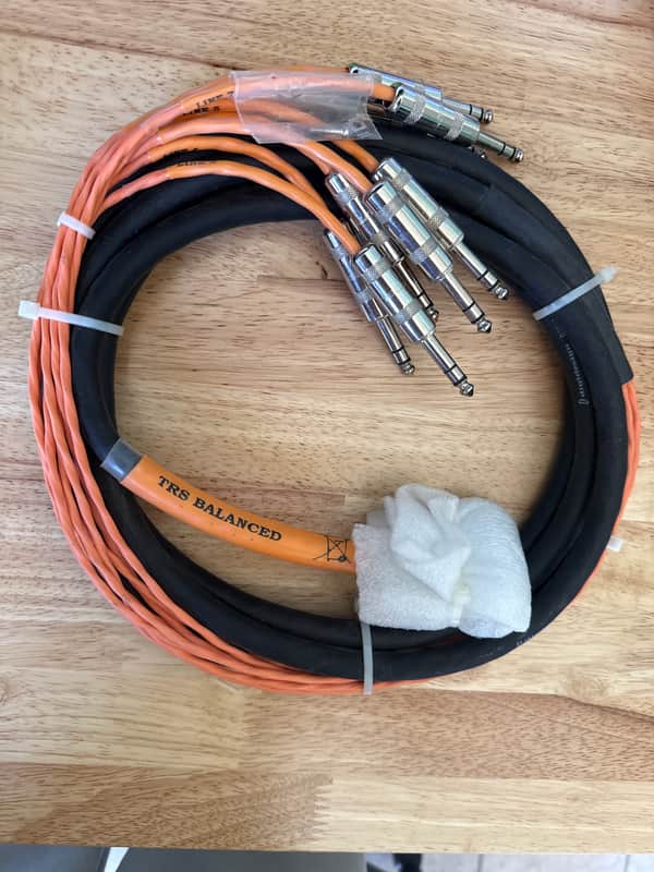 Digidesign Analog DB25 to 1/4" Snake Cable 2015 - Black image 1
