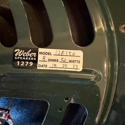 Ted Weber Vintage Series 12F150 Speaker 12F150 2019 Green Basket image 4