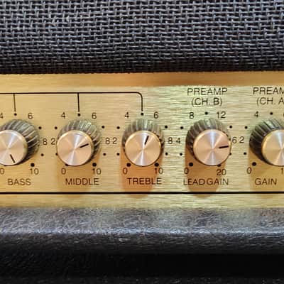 Marshall JCM 900 Model 4500 50-Watt Hi Gain Dual Reverb Head 1990s - Black image 8